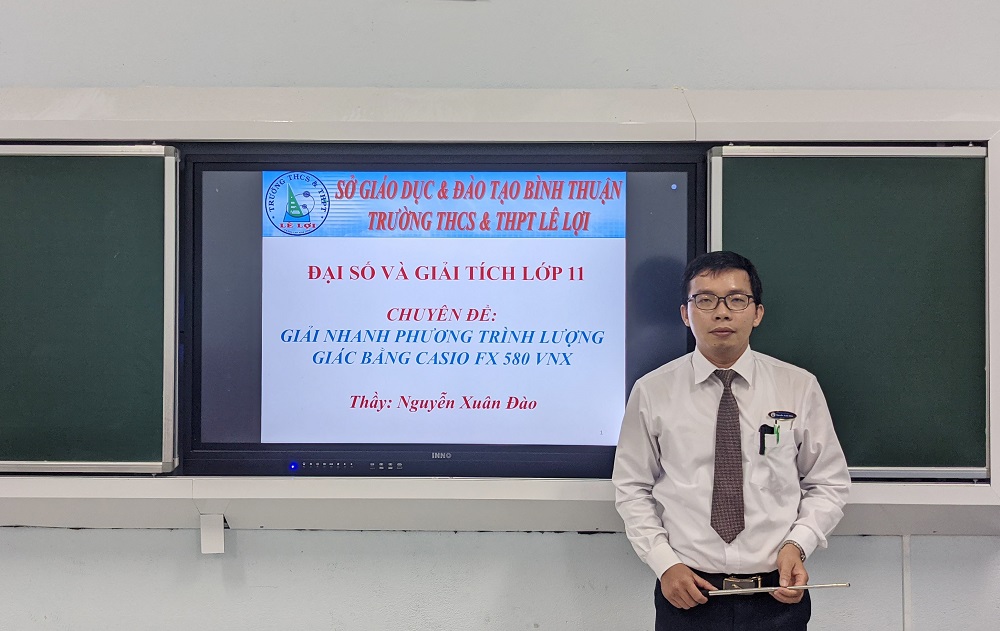 Khối lớp 11 - Chuyên đề: Giải nhanh phương trình lượng giác bằng máy tính cầm tay - Thầy Nguyễn Xuân Đào